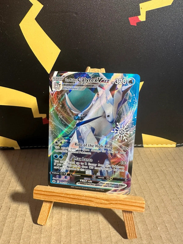 Ice Rider Calyrex Vmax (CRE 046) Snowflake